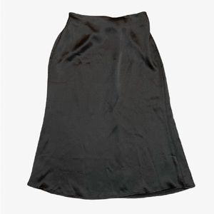 Satin Vici Midi Skirt
